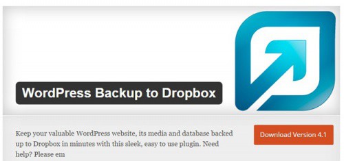 1. резервное копирование WordPress в Dropbox